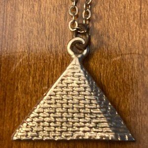 Gold Pyramid Necklace